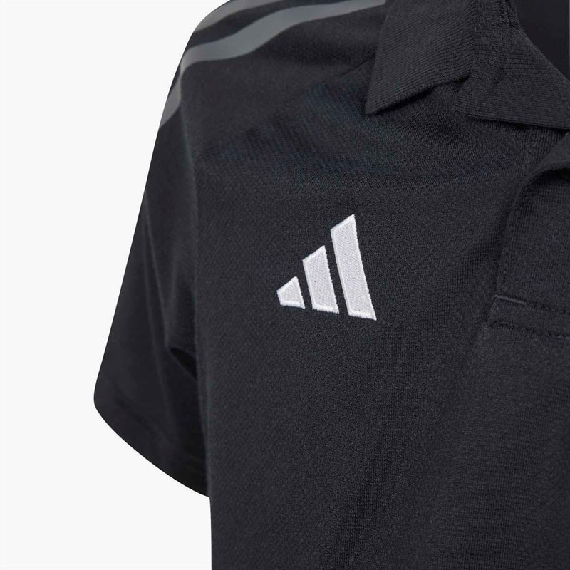 adidas Tiro 24 Competition koszulka polo koszulka koszulka polo dla chłopca kolor Czarny/Team Dark Grey – zdjęcie  4