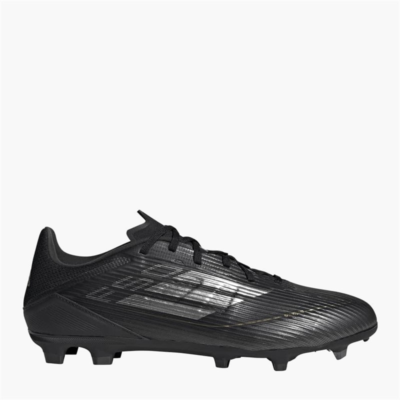 adidas Herren F50 League Dark Spark Pack FG/MG Fußballschuhe festen/multi Boden Core Black/Iron Metallic/Gold Metallic