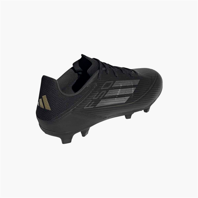 adidas F50 League Dark Spark Pack FG/MG buty piłkarskie dla niego kolor Core Black/Iron Metallic/Gold Metallic – zdjęcie  3