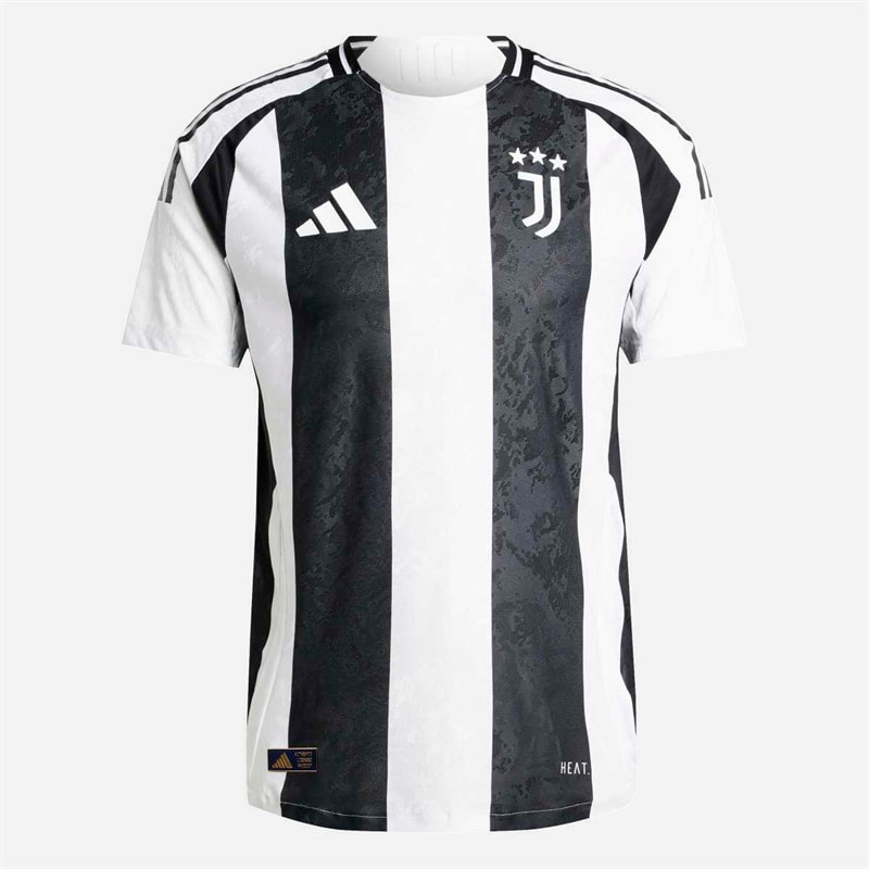 adidas Herren JFC Juventus 24/25 Heim Authentisches Trikot Weiß/Schwarz