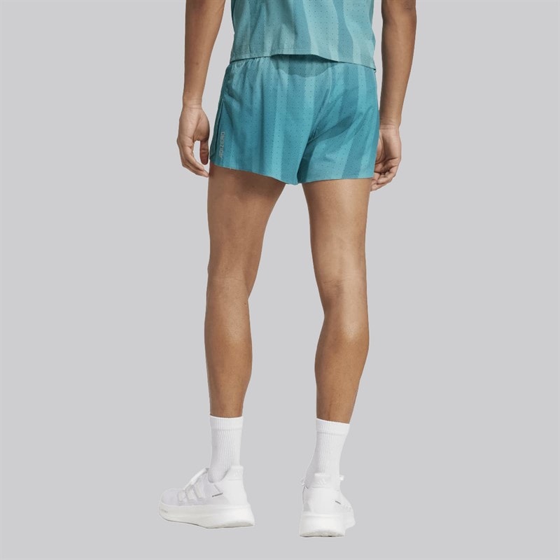 adidas Shorts de course Adizero Homme Powder Teal/Pure Teal - Image 2