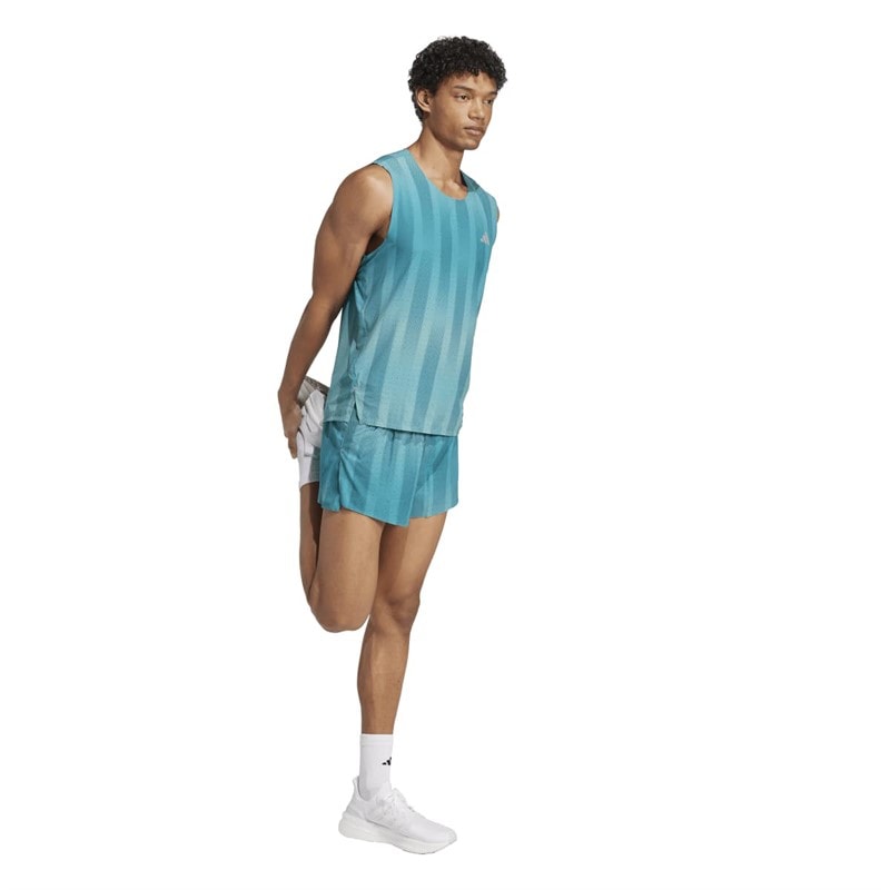 adidas Shorts de course Adizero Homme Powder Teal/Pure Teal - Image 4