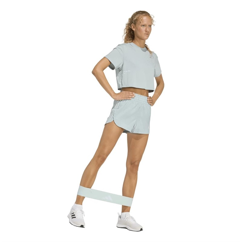 adidas T-shirt z grafiką Climacool Power Training dla niej kolor Wonder Sage – zdjęcie  4