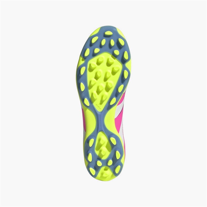 adidas Herren Predator League Celestial Victory Pack AG Kunstrasen Fußballschuhe Cloud White/Lucid Pink/Lucid Lemon - Bild 2