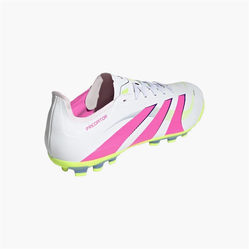adidas Herren Predator League Celestial Victory Pack AG Kunstrasen Fußballschuhe Cloud White/Lucid Pink/Lucid Lemon - Bild 3