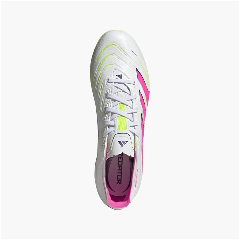 adidas Herren Predator League Celestial Victory Pack AG Kunstrasen Fußballschuhe Cloud White/Lucid Pink/Lucid Lemon - Bild 4