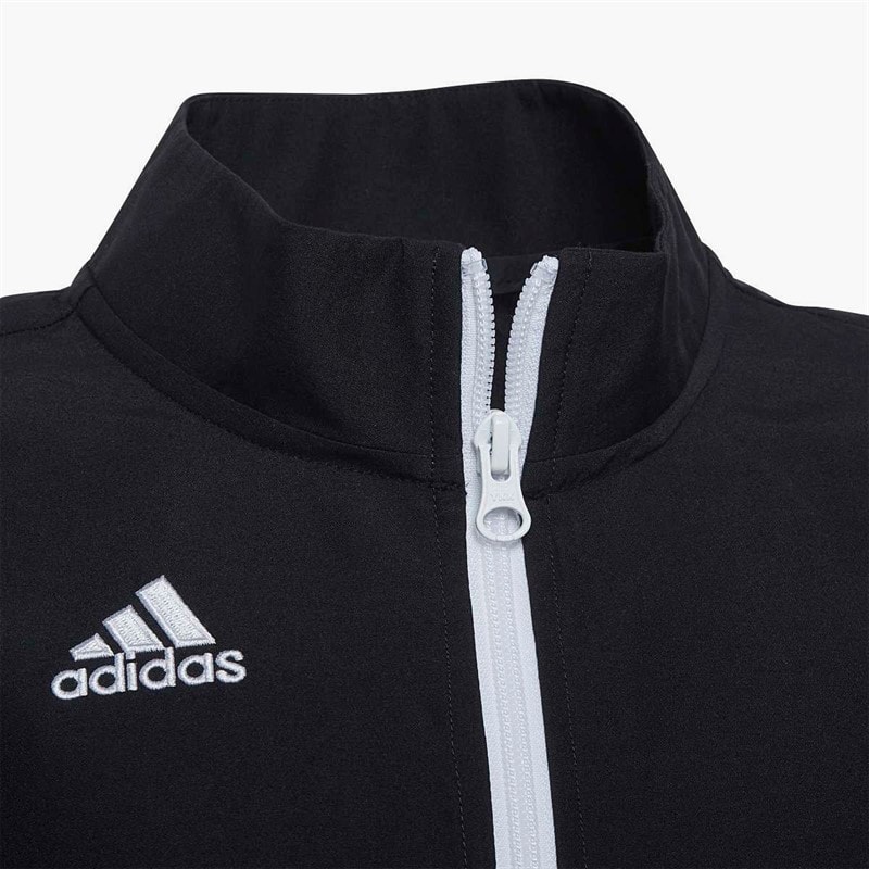 adidas Junior Junge Entrada 22 Präsentationsjacke Schwarz - Bild 3