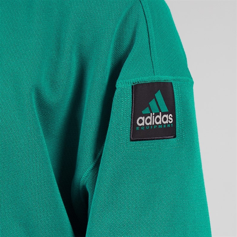 adidas Originals Heren EQT Reflecterend Crew Neck Sweatshirt Equipment Green - Afbeelding 5