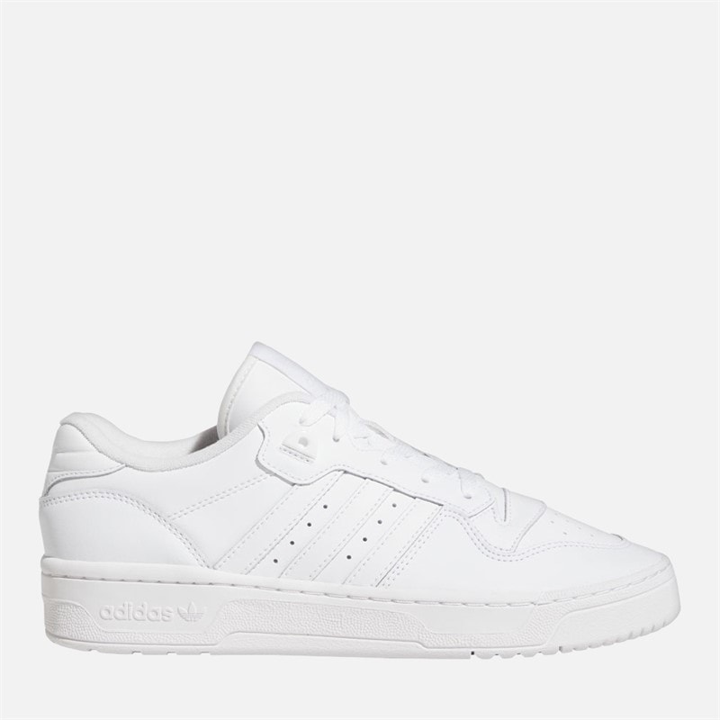 adidas Originals Heren Rivalry Low Trainers Cloud White/Cloud White/Cloud White - Afbeelding 1