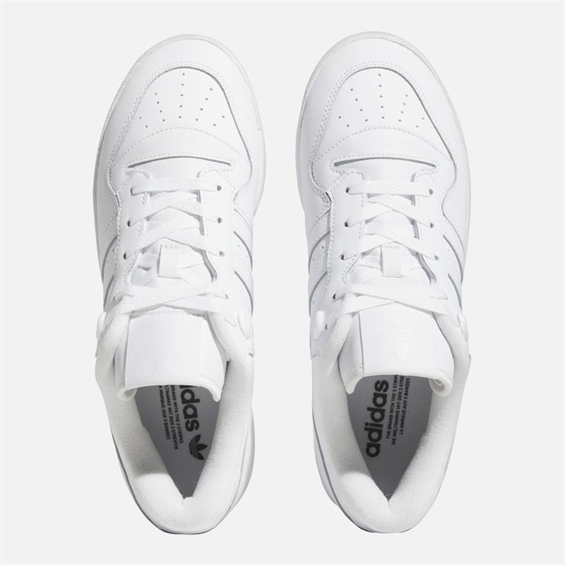 adidas Originals Heren Rivalry Low Trainers Cloud White/Cloud White/Cloud White - Afbeelding 4