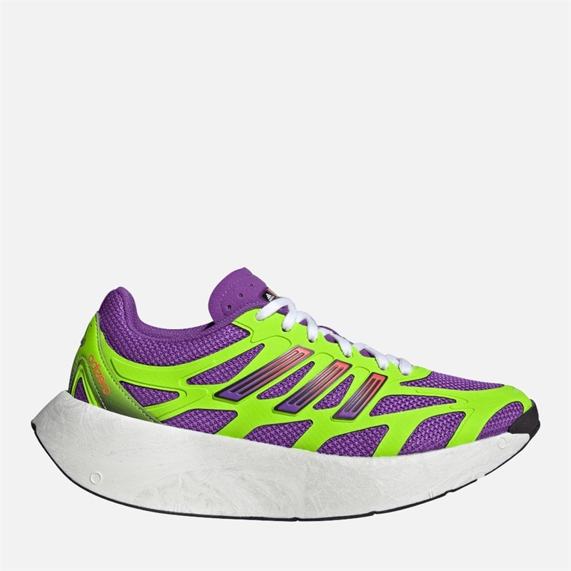 adidas Originals Dames Adizero Aruku Trainers Active Purple/Solar Green/Silver Metallic - Afbeelding 1