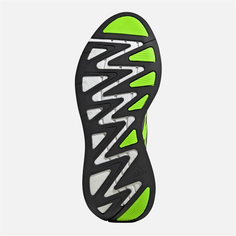 adidas Originals Dames Adizero Aruku Trainers Active Purple/Solar Green/Silver Metallic - Afbeelding 2