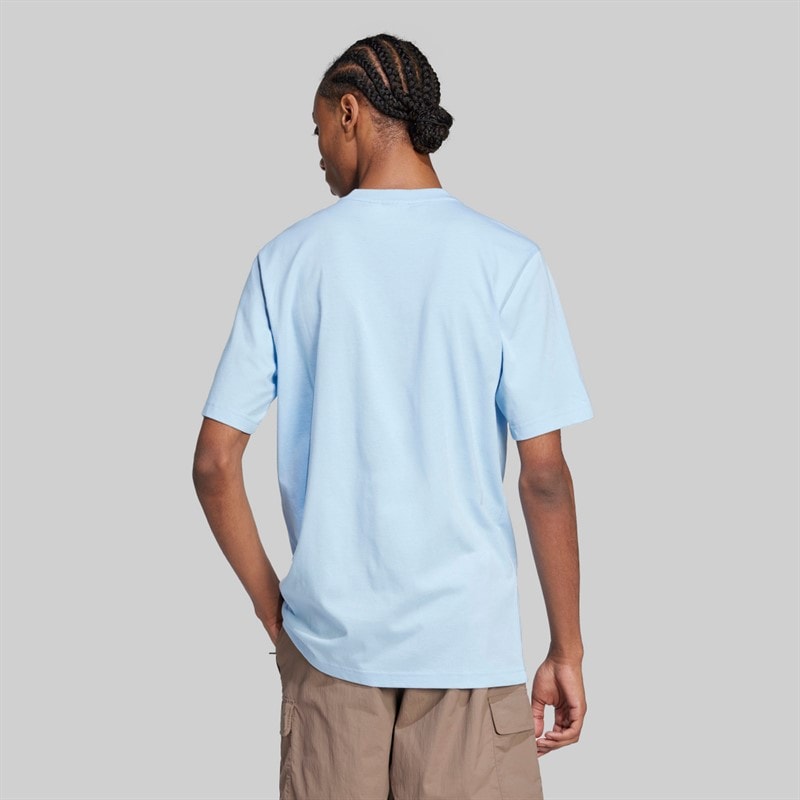adidas Originals T-shirt Essentials Trefoil Homme Clear Sky - Image 3