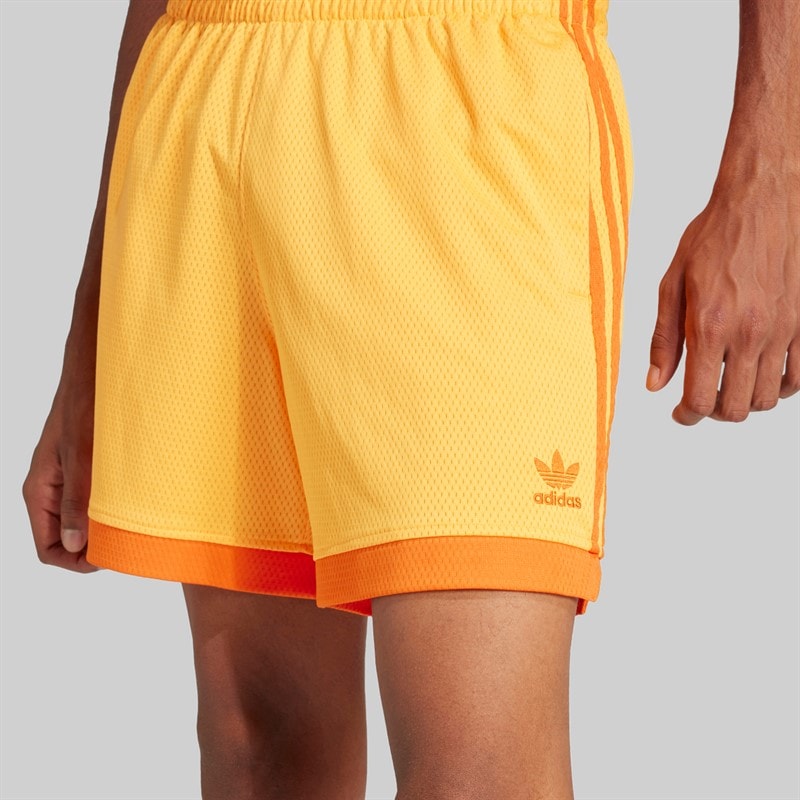 adidas Originals Heren Mock Eyelet Shorts Real Gold - Afbeelding 4