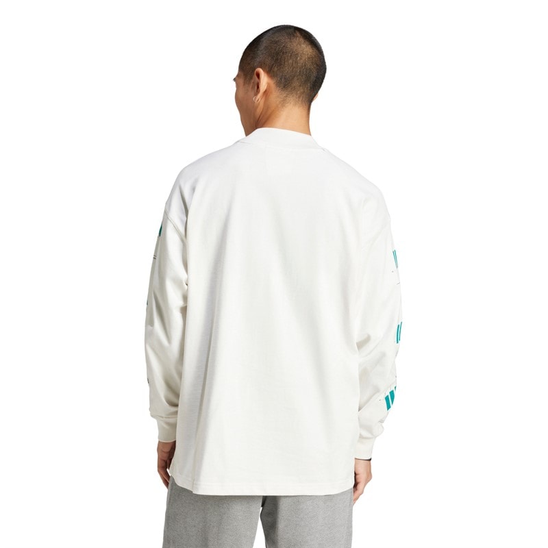 adidas Originals T-shirt à manches longues EQT Graphic Homme Cloud White - Image 2
