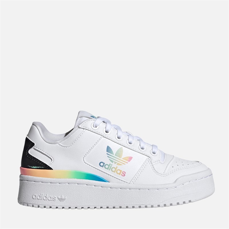 adidas Originals Junioren Meisjes Forum Bold Sneakers Cloud White/Core Black/Pulse Mint - Afbeelding 1
