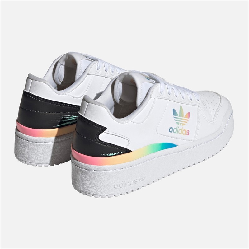 adidas Originals Junioren Meisjes Forum Bold Sneakers Cloud White/Core Black/Pulse Mint - Afbeelding 3