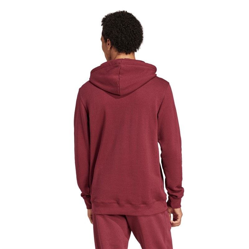 adidas Originals Herren Trefoil Essentials Französisch Frottee Hoodie Shadow Red - Bild 2