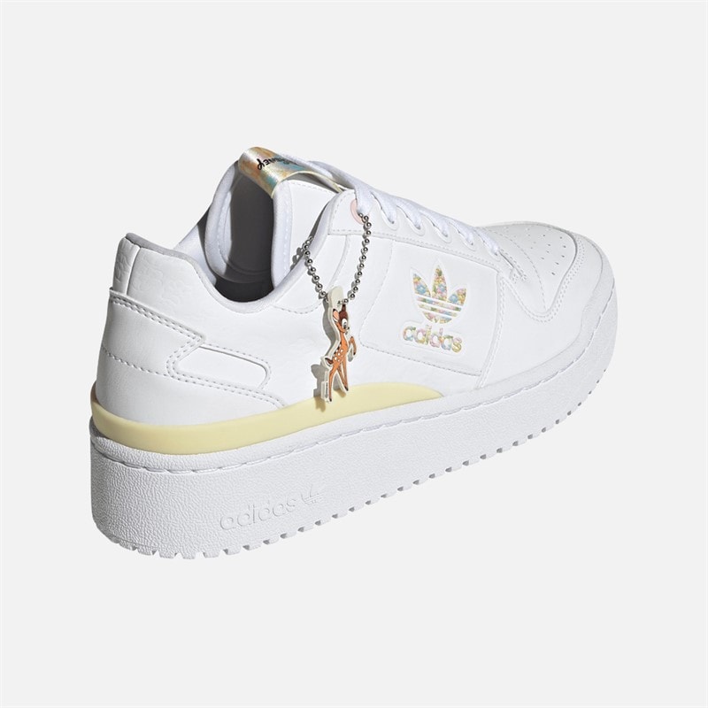 adidas Originals Damen X Disney Forum Bold Sneaker Cloud White/Silver Metallic/Core Black - Bild 3