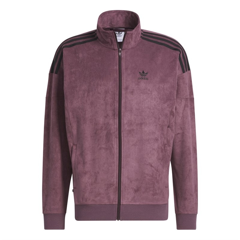 adidas Originals Heren Pluche Trainingsjack Shadow Maroon