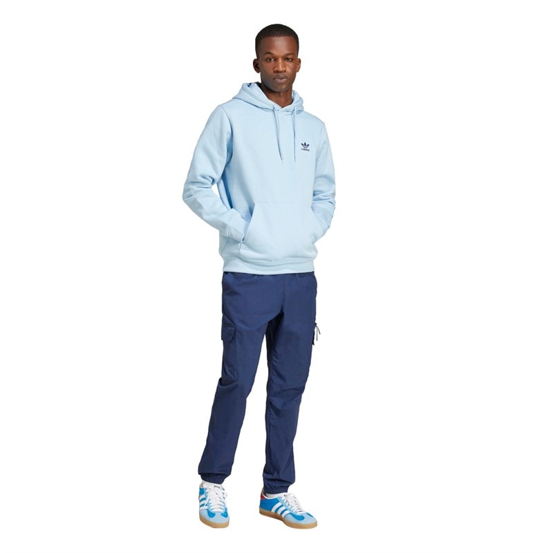 adidas Originals Heren Trefoil Essentials Geweven Cargo Broek Night Indigo - Afbeelding 5