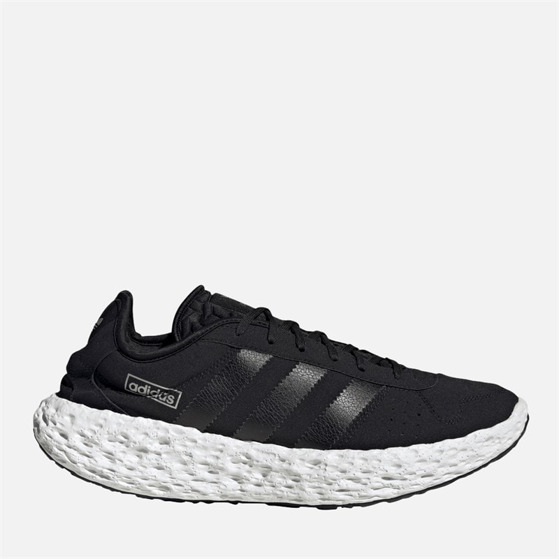 adidas Originals Heren Zponge Sneakers Core Black/Matte Silver/Wit