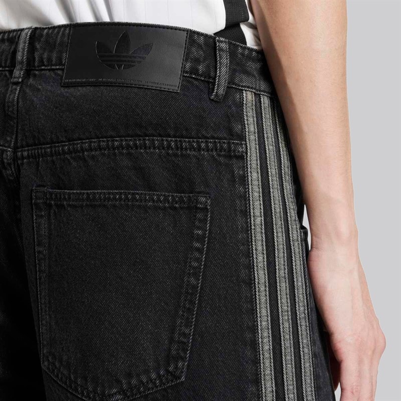 adidas Originals Heren Firebird Adicolor Denim Broek True Black Denim - Afbeelding 4