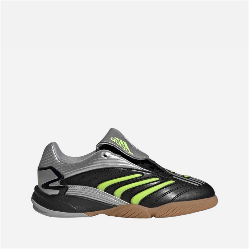 adidas Originals Junior Predator Sala sneakersy dla chłopca kolor Core Black/Signal Green/Silver Metallic