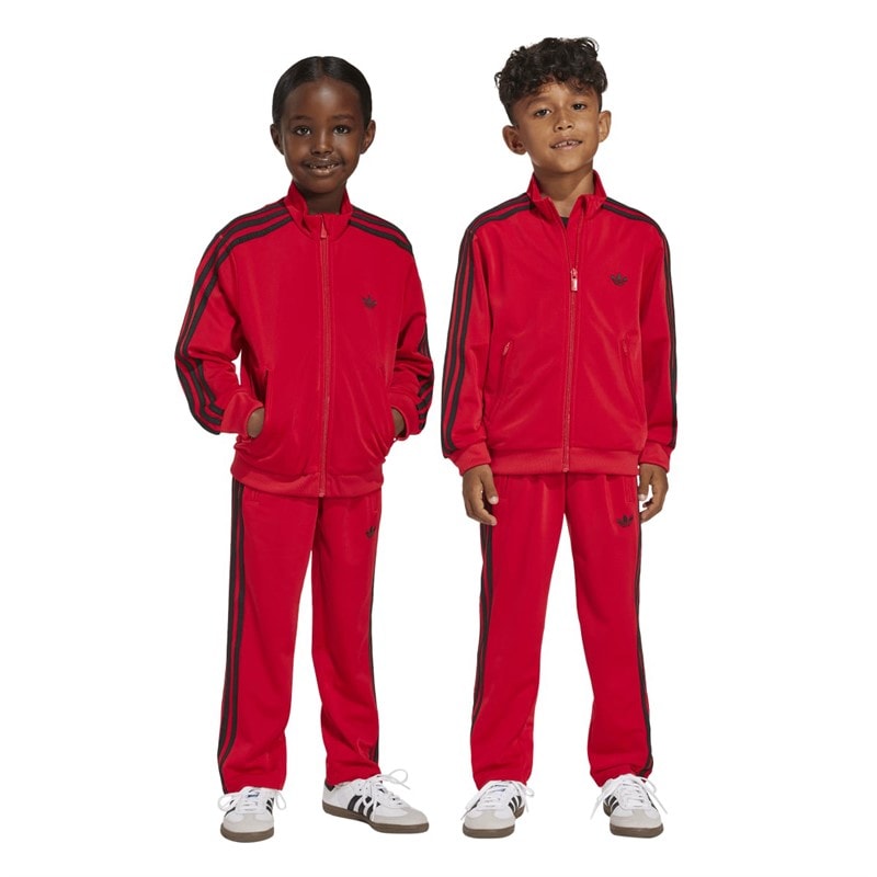 adidas Originals Ensemble de Survêtement Trefoil Firebird Enfant Better Scarlet/Noir