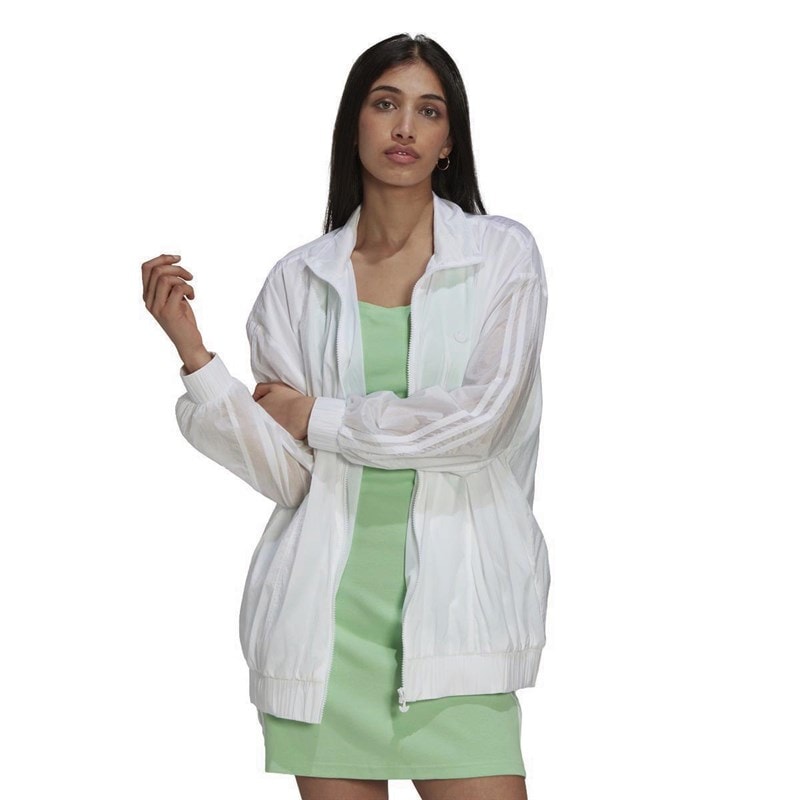 adidas Originals Dames Adicolor Oversized Rips Sports Performance Tops Wit