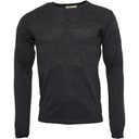 Marcus Heren Affleck Crew Neck jumpers Donkergrijs