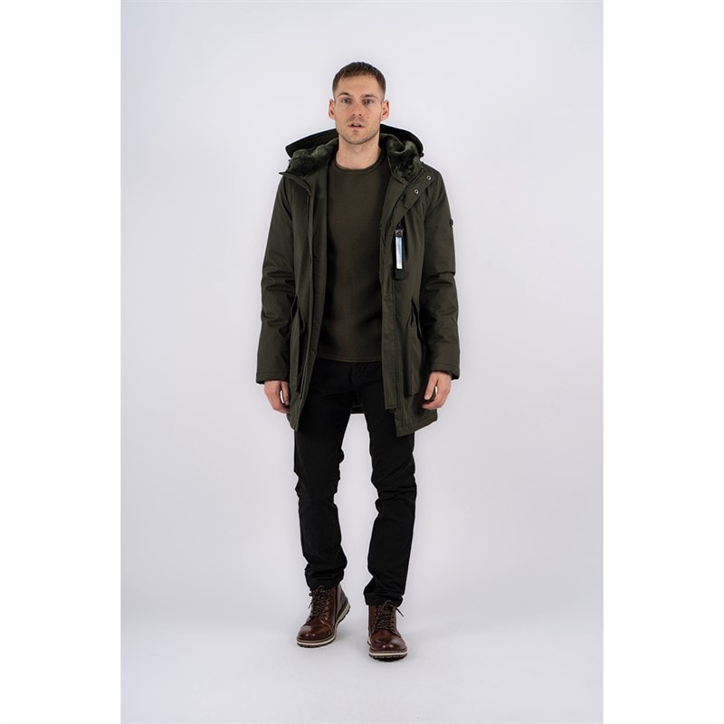 Marcus Veste coupe-vent Clark Homme vert olive - Image 3