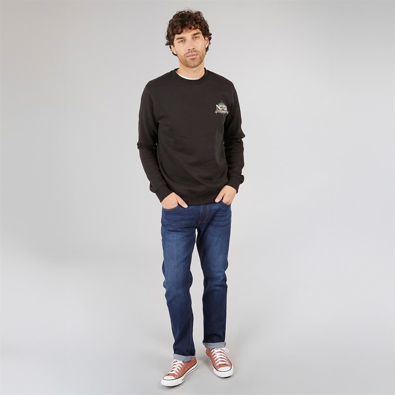 Marcus Sweatshirt imprimé Homme Colin Noir - Image 4