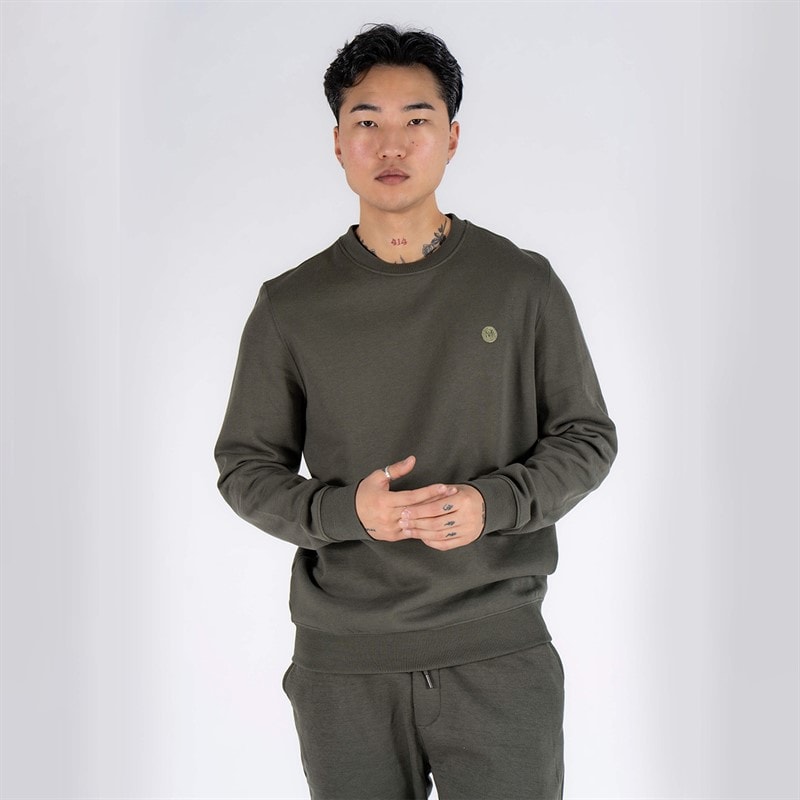 Marcus Heren Colin Sweatshirt Diep Groen