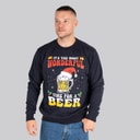 Marcus Heren Kerst Trui Night Navy
