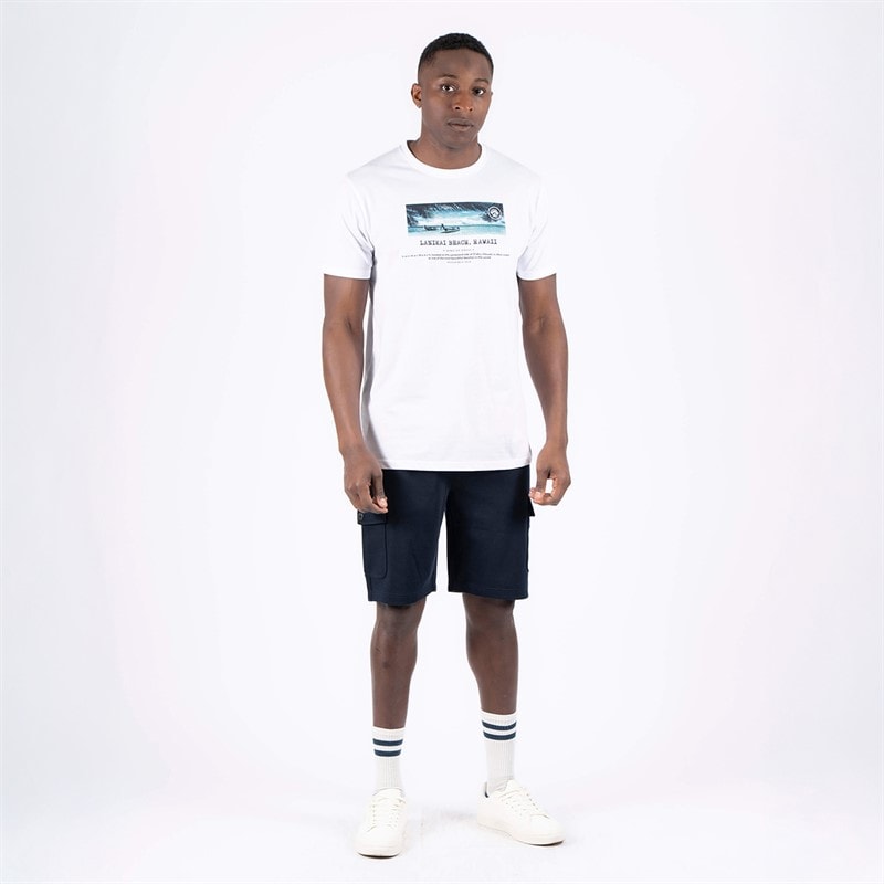 Marcus T-shirt Towson Jasna biel dla niego kolor S//Bright White – zdjęcie  4