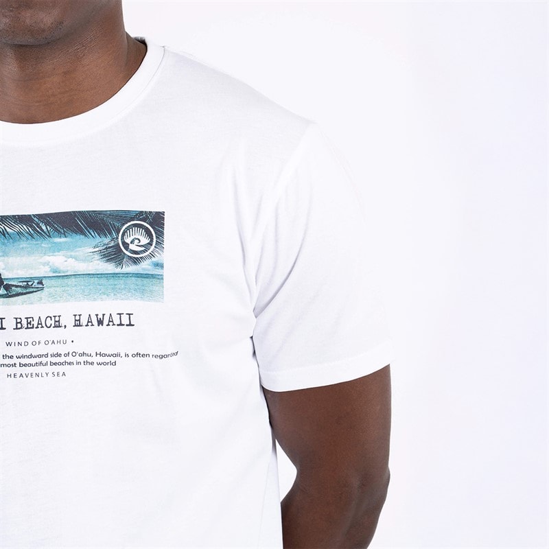Marcus T-shirt Towson Jasna biel dla niego kolor S//Bright White – zdjęcie  5