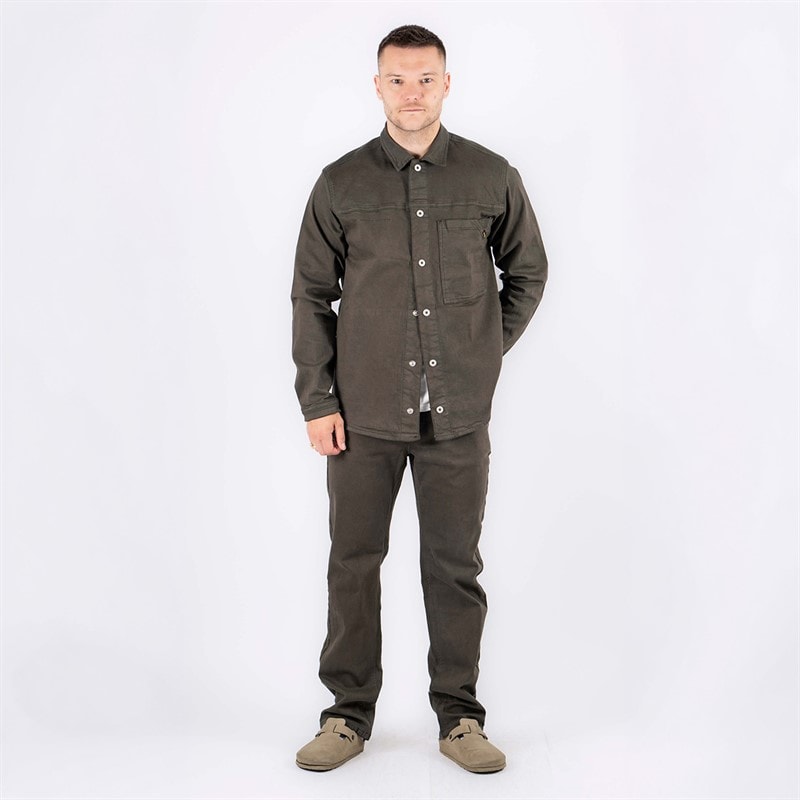 Marcus Ike jeansy dla niego kolor Olive Green – zdjęcie  3