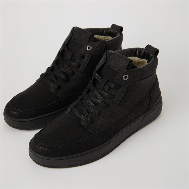 BJORN BORG Game Mid T1050 sneakersy dla niego kolor czarny – zdjęcie  3
