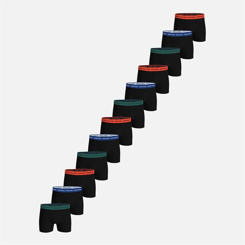 BJORN BORG Heren Twaalf Pack Katoen Stretch Boxers Multipack 1