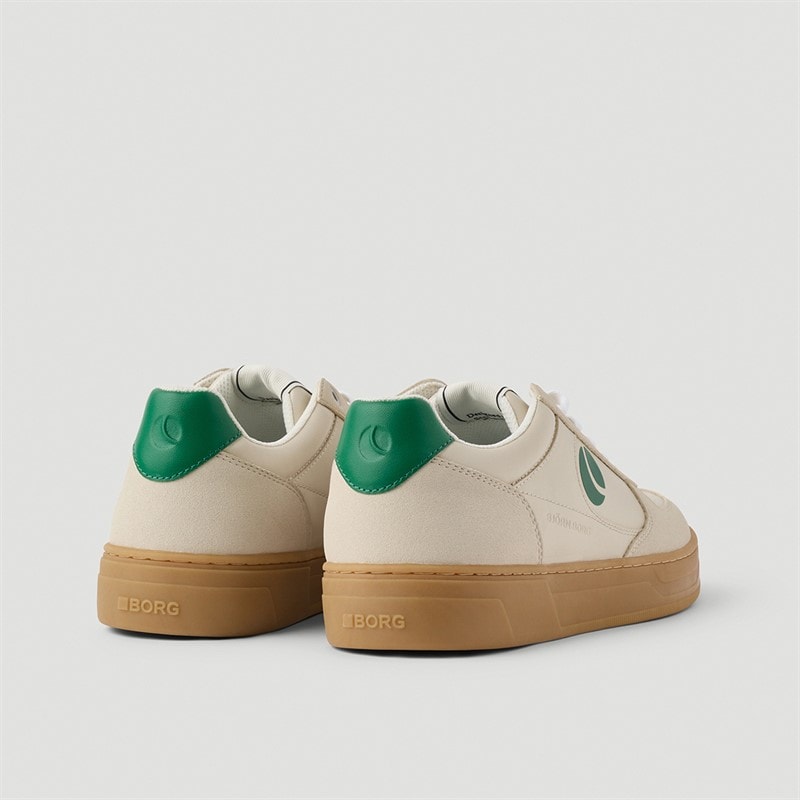 BJORN BORG Heren Challenger Lage Sneakers Crème groen - Afbeelding 2