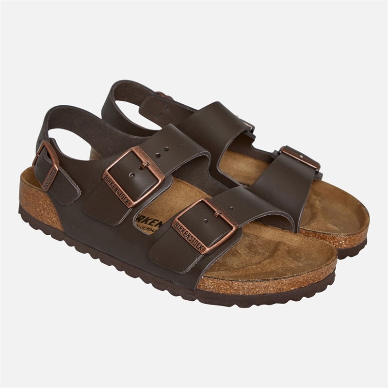 Birkenstock Milano Enkelband Sandalen Donkerbruin - Afbeelding 2