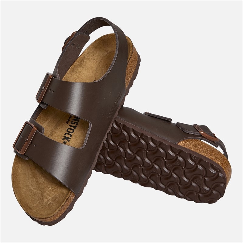 Birkenstock Milano Enkelband Sandalen Donkerbruin - Afbeelding 4