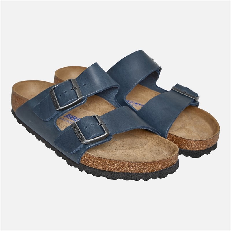 Birkenstock Damen Arizona Doppel Riemen Sandalen Blau - Bild 2