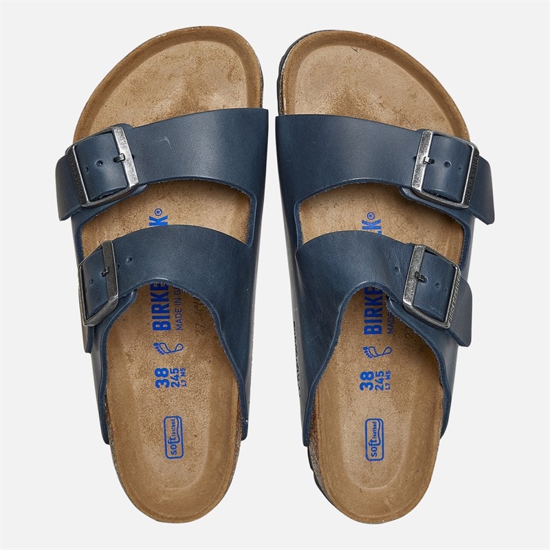 Birkenstock Damen Arizona Doppel Riemen Sandalen Blau - Bild 3