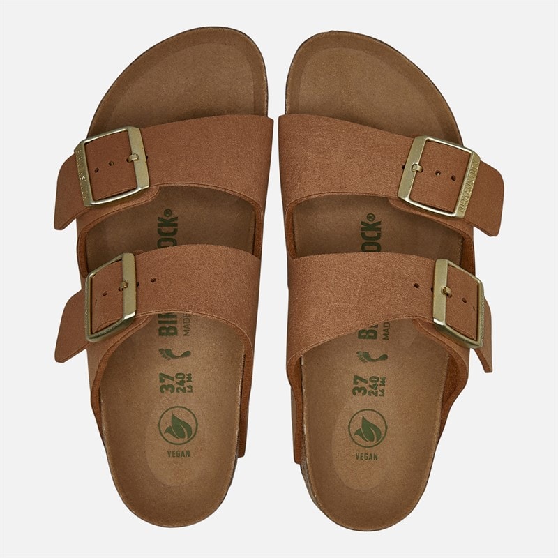 Birkenstock Dames Arizona Dubbele Gesp Sandalen Soft Pecan - Afbeelding 4