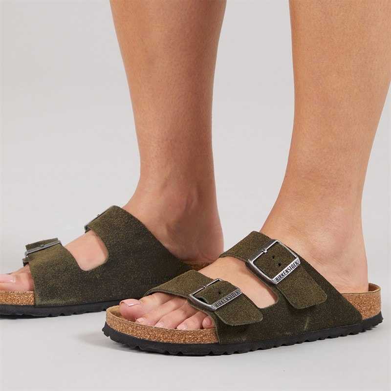 Birkenstock Arizona Dubbele Gesp Sandalen Thyme - Afbeelding 1