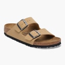 Birkenstock Dames Arizona Dubbele Gesp Sandalen Latte Cream