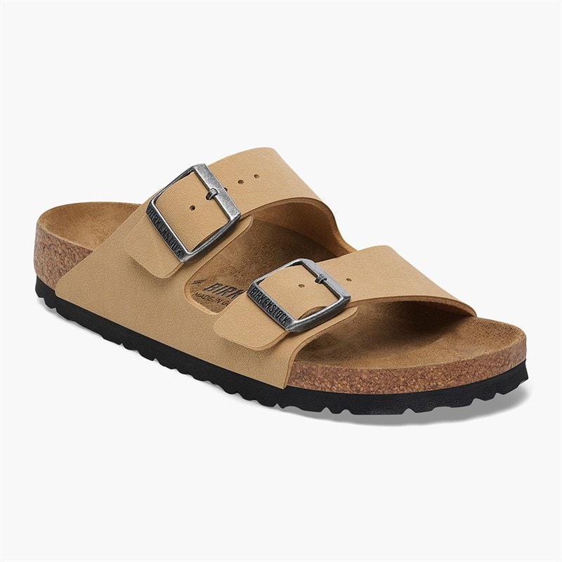 Birkenstock Dames Arizona Dubbele Gesp Sandalen Latte Cream - Afbeelding 1