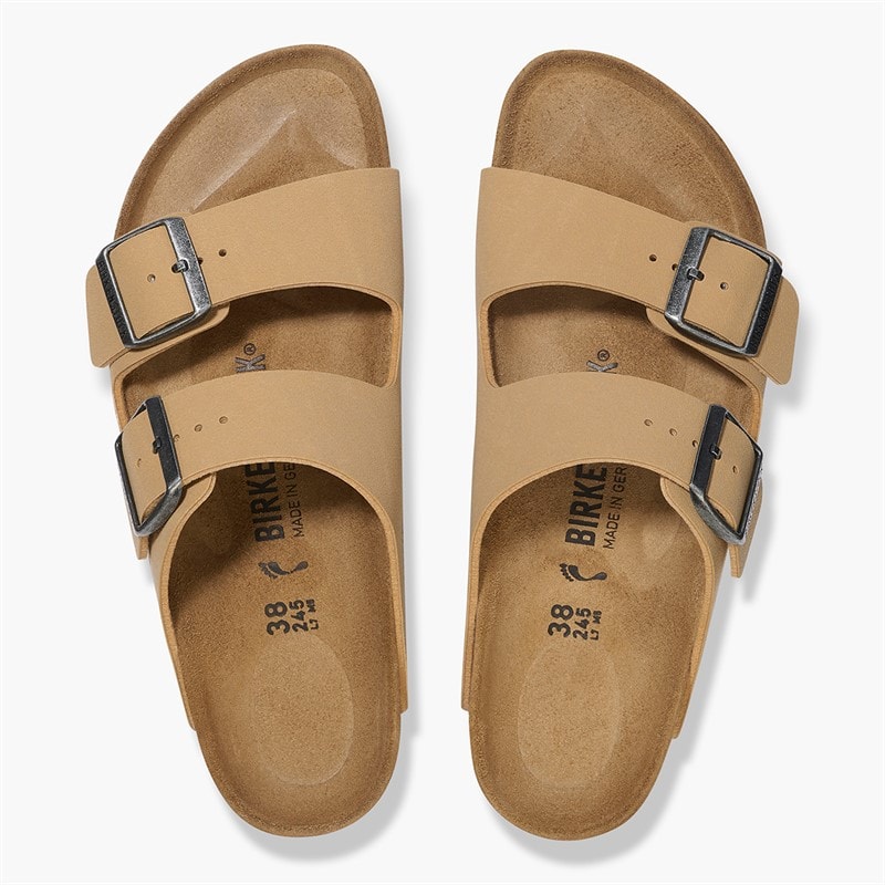 Birkenstock Dames Arizona Dubbele Gesp Sandalen Latte Cream - Afbeelding 3